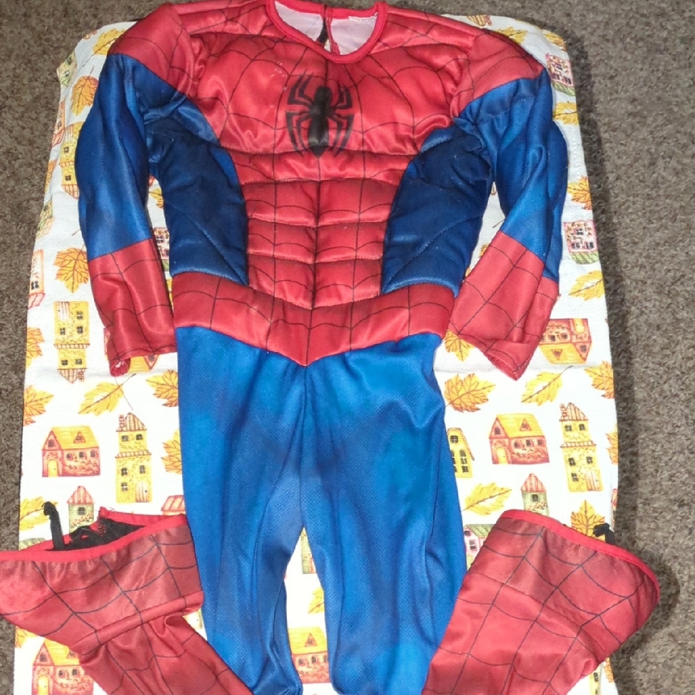 Kids Red and Blue Spider Costume